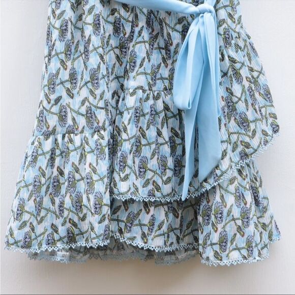 NWT foxiedox Lexie cold shoulder wrap dress in multi medium - Picture 5 of 10